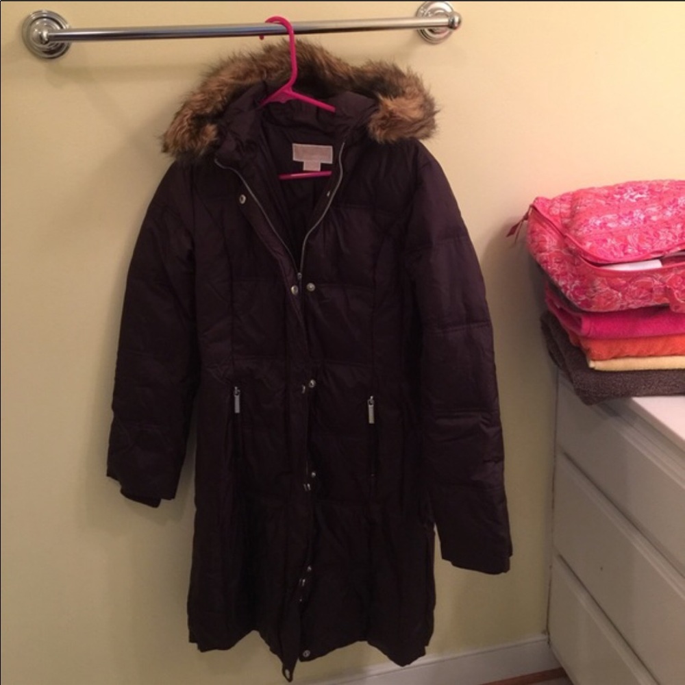 Michael Kors brown/tinted puffer jacket